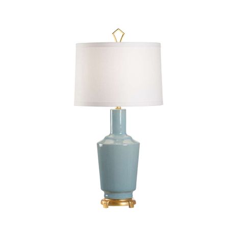 61441 Wildwood Emma Lamp - Bayboro Blue