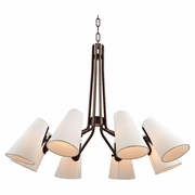 6348 Hudson Valley Patten 8 Light Chandelier
