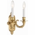 642-PB Crystorama Crystorama 2 Light Polished Brass Cast Sconce