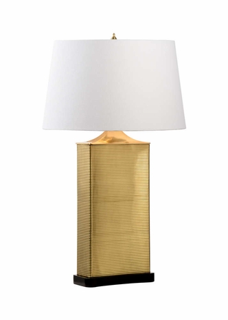 65231 Frederick Cooper Larry Laslo Brass Antique Uptown Brass Lamp