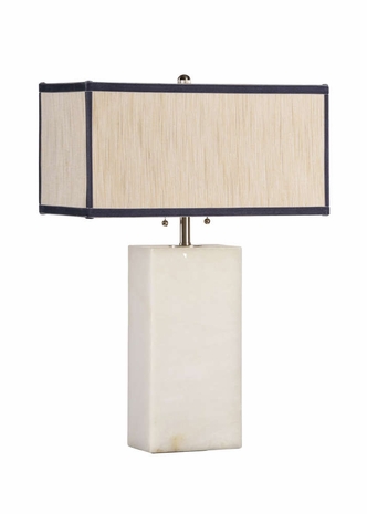 65259 Frederick Cooper Larry Laslo Alabaster Natural White Rothko Lamp