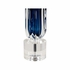 65697 Frederick Cooper 34in. Glass/Crystal Judith Blue Lamp with Linen Shade and Clear Finish