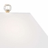 65706 Matthew Frederick 20.5in. Brass Chess Court Lamp - Crystal with Silkette Shade and Clear/Antique Finish
