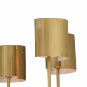 65731 Matthew Frederick Castle Yard Chandelier - Brass