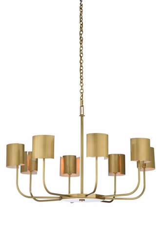 65731 Matthew Frederick Castle Yard Chandelier - Brass