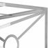 65732 Matthew Frederick 28in. Metal Chilton Grove Chandelier - Nickel with Polished Nickel Finish