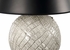 65826 Frederick Cooper 29in. Ceramic Ally Gray Lamp with Paper Shade and Cream/Gray Glaze Finish
