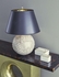 65826 Frederick Cooper 29in. Ceramic Ally Gray Lamp with Paper Shade and Cream/Gray Glaze Finish