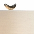 66853 Frederick Cooper 43in. Composite Gertrude Lamp with Natural Linen Shade and Dark Bronze/Natural Black Finish