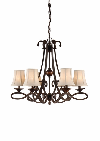 67019 Wildwood Lamps Cortona Chandelier