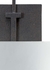 67171 Wildwood Lamps Phillips Sconce - Textured Black/Frosted Finish