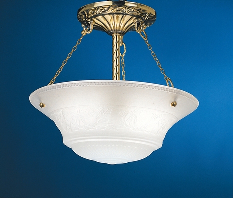 672 Hudson Valley Lighting Americana Semi Flush