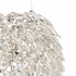 67208 Wildwood Iron/Crystal Antique Silver Leaf/Clear Artichoke Pendant