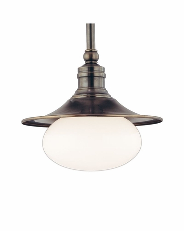 6721 Hudson Valley Chic Vintage & Industrial (1) Light Lawton Pendant