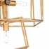 67226 Wildwood 40in. Metal Cubist Chandelier - Gold