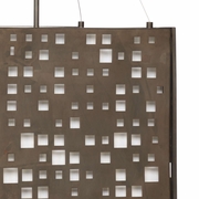 67227 Wildwood 42in. Steel City Lights Pendant - Bronze