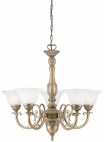 67248 Westinghouse San Moritz Five-Light Chandelier (CLEARANCE ITEM)