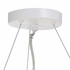 67329 Wildwood Metal Matte White Silent Surf Drum Pendant