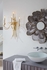 67369 Claire Bryson 26.5in. Iron Mignon Sconce with Gold Leaf Finish