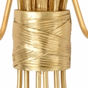 67369 Claire Bryson 26.5in. Iron Mignon Sconce with Gold Leaf Finish