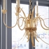 67370 Claire Bryson 17in. Iron Mignon Chandelier with Gold Leaf Finish