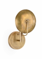 67375 Wildwood 13in. Unlacquered Brass Dovi Sconce with Antique Brass Finish