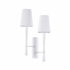 67413 Wildwood Dumas Plaster Sconce - White (Right)