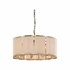 67498 Wildwood 16.5in. Metal/Alabaster Perla Chandelier with Antique Brass/Natural White Finish
