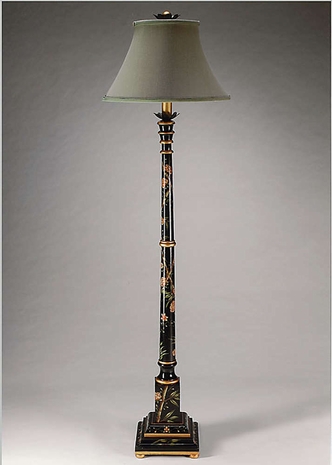 6847 Wildwood Lamps Painted Column Floor Lamp