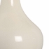 68770 Chelsea House 32in. Ceramic Charles Vase Lamp - Cream with Linen Shade and Antique Brass Details/Clear Finish