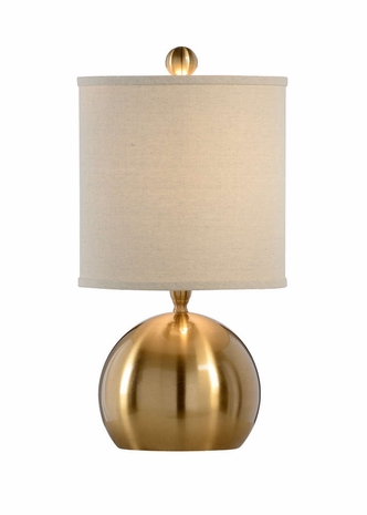 68881 Chelsea House Small Brass Ball Lamp