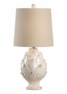 68954 Chelsea House Artichoke Lamp - White