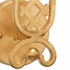 68999 Chelsea House Antique Gold Leaf Finish - Iron Metal Shades - Two Lights Gold Deco Sconce