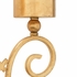 68999 Chelsea House Antique Gold Leaf Finish - Iron Metal Shades - Two Lights Gold Deco Sconce
