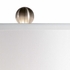 69156 Chelsea House Glass & Metal Brushed Nickel Samson Lamp