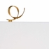 69233 Chelsea House 34.5in. Iron/Composite Ribbon Twirl Lamp with Linen Shade and Antique Gold Leaf/Black Finish