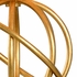 69239 Chelsea House Iron & Composite Antique Gold Leaf Geometric Sphere Lamp