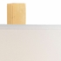 69258 Chelsea House 34.5in. Winfield Lamp - Alabaster with Linen Shade and Natural White/Coffee Bronze Finish