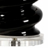 69307 Chelsea House Ceramic & Acrylic Black Glaze Spiral Lamp - Black
