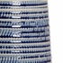 69389 Chelsea House 28.5in. Porcelain/Composite Hive Lamp - Blue with Linen Shade and White Glaze/Antique Gold Leaf Finish