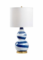 69393 Chelsea House Essex Lamp - Blue