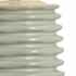 69481 Chelsea House 33.5in. Ceramic Colorado Lamp - Mint with Linen Shade and Mint Green Glaze/Clear Finish