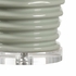 69481 Chelsea House 33.5in. Ceramic Colorado Lamp - Mint with Linen Shade and Mint Green Glaze/Clear Finish