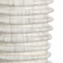 69482 Chelsea House 33.5in. Ceramic Colorado Lamp - Marblized with Linen Shade and White Marbled Glazed/Clear Finish
