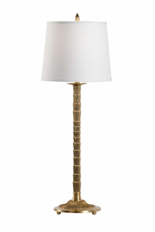 69545 Chelsea House Metal Antique Brass St. George Brass Table Lamp
