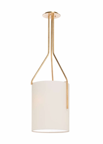 69683 Chelsea House Iron Gold Leaf Small Castle Pendant