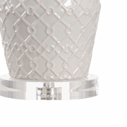 69731 Pam Cain Serenity Lamp - White