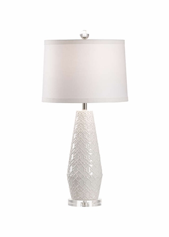 69731 Pam Cain Serenity Lamp - White