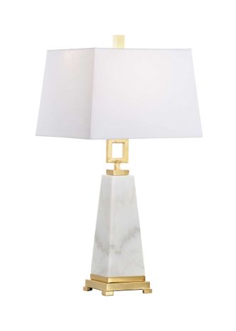 69813 Chelsea House Marble Pyramid Lamp