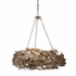69876 Chelsea House 9in. Iron Meadow Chandelier with Old Antique Silver Finish